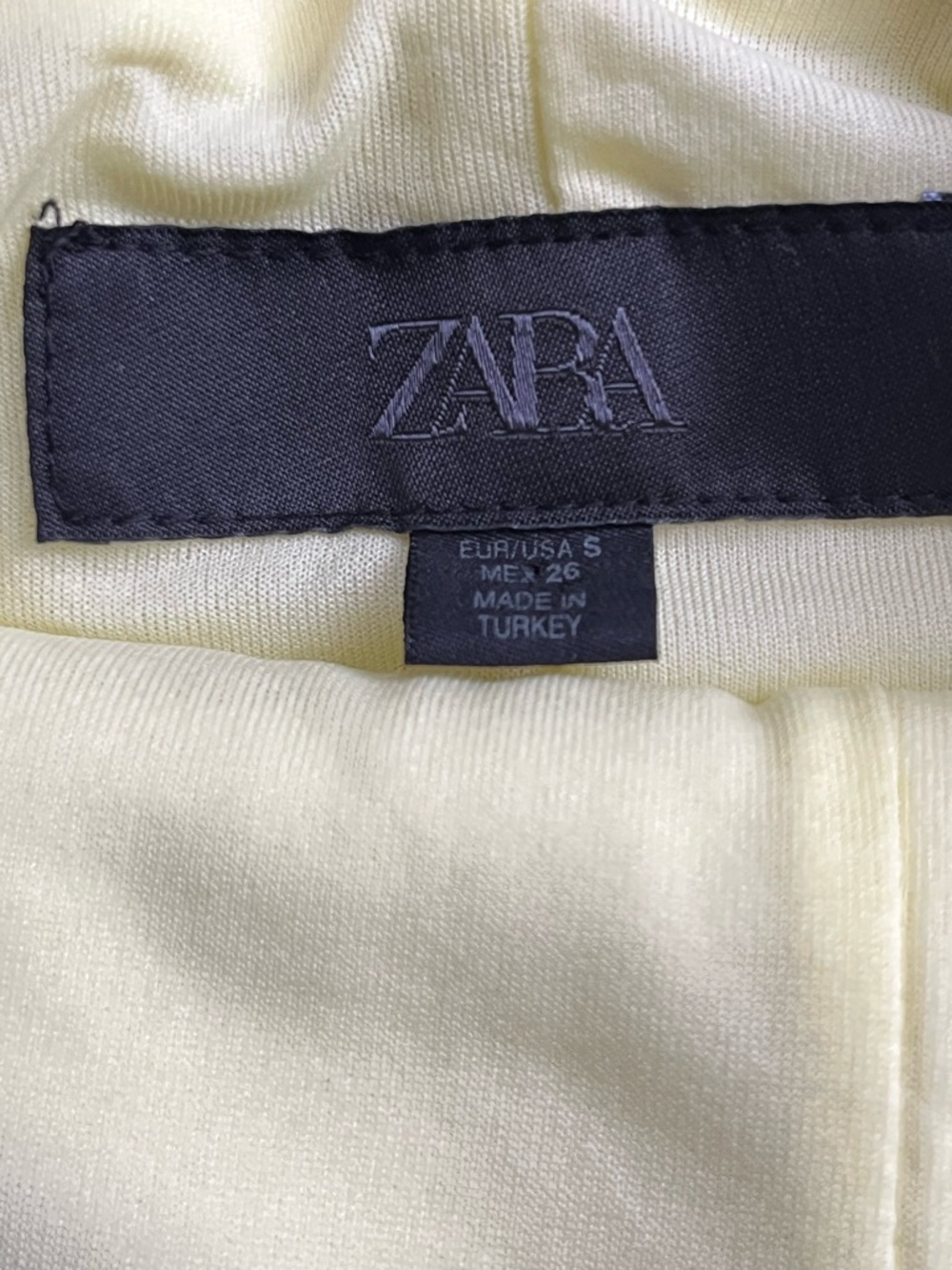 NWOT Halter Peplum Top in Light Lemon Yellow Lemonade - Picture 8 of 11